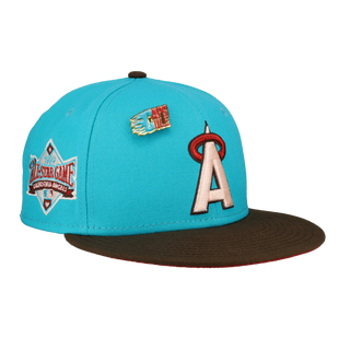 California Angels Nitro Teal 1989 All Star Game Fitted Hat