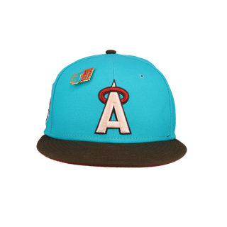 California Angels Nitro Teal 1989 All Star Game Fitted Hat