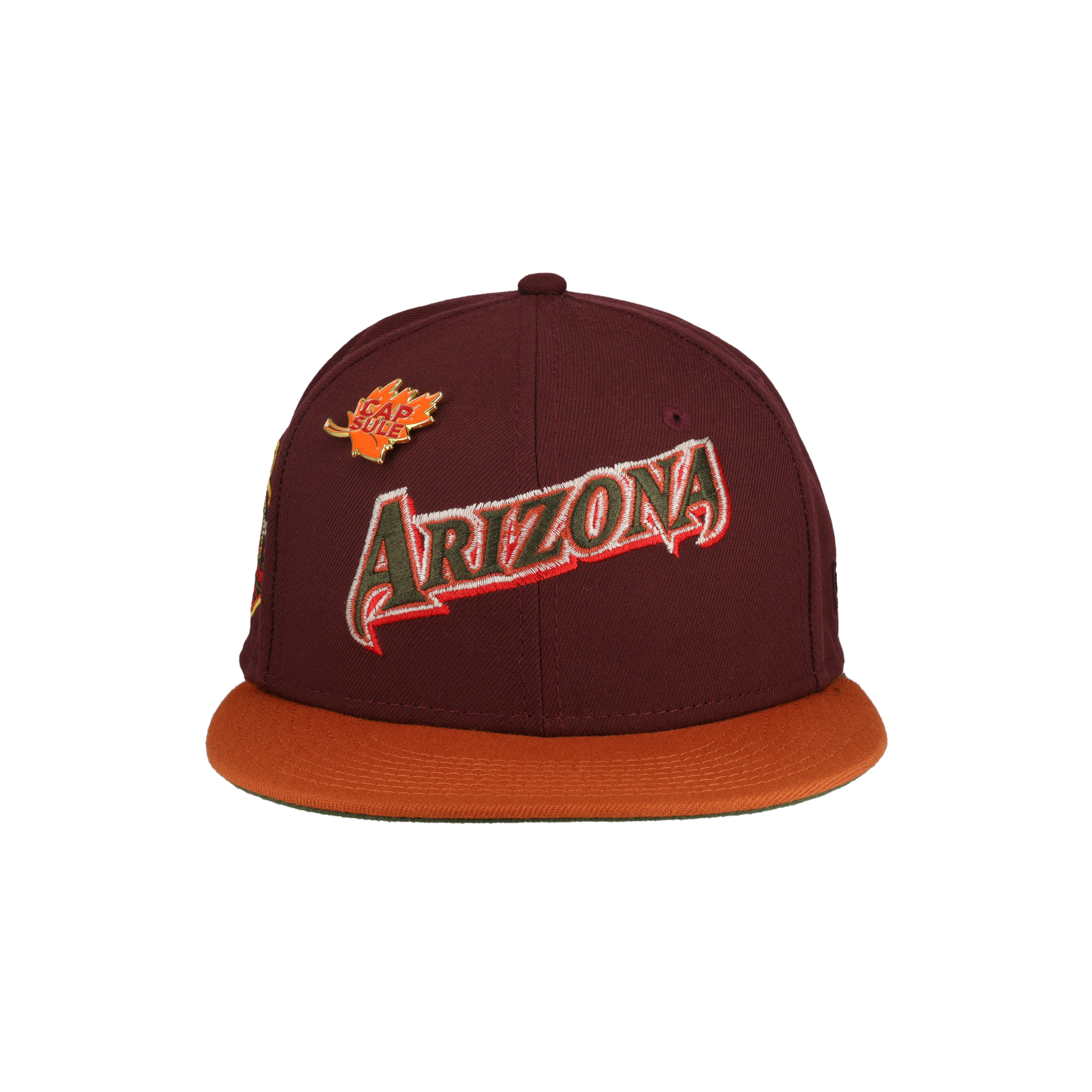 New Era Arizona Diamondbacks Capsule Fall 2.0 20th Anniversary Fitted Hat  59Fifty Fitted Hat Maroon/Green - US