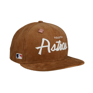 Houston Astros Corduroy Script 950 Snapback Hat