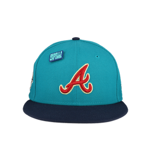 Atlanta Braves Real Teal Collection 1996 World Series 59Fifty