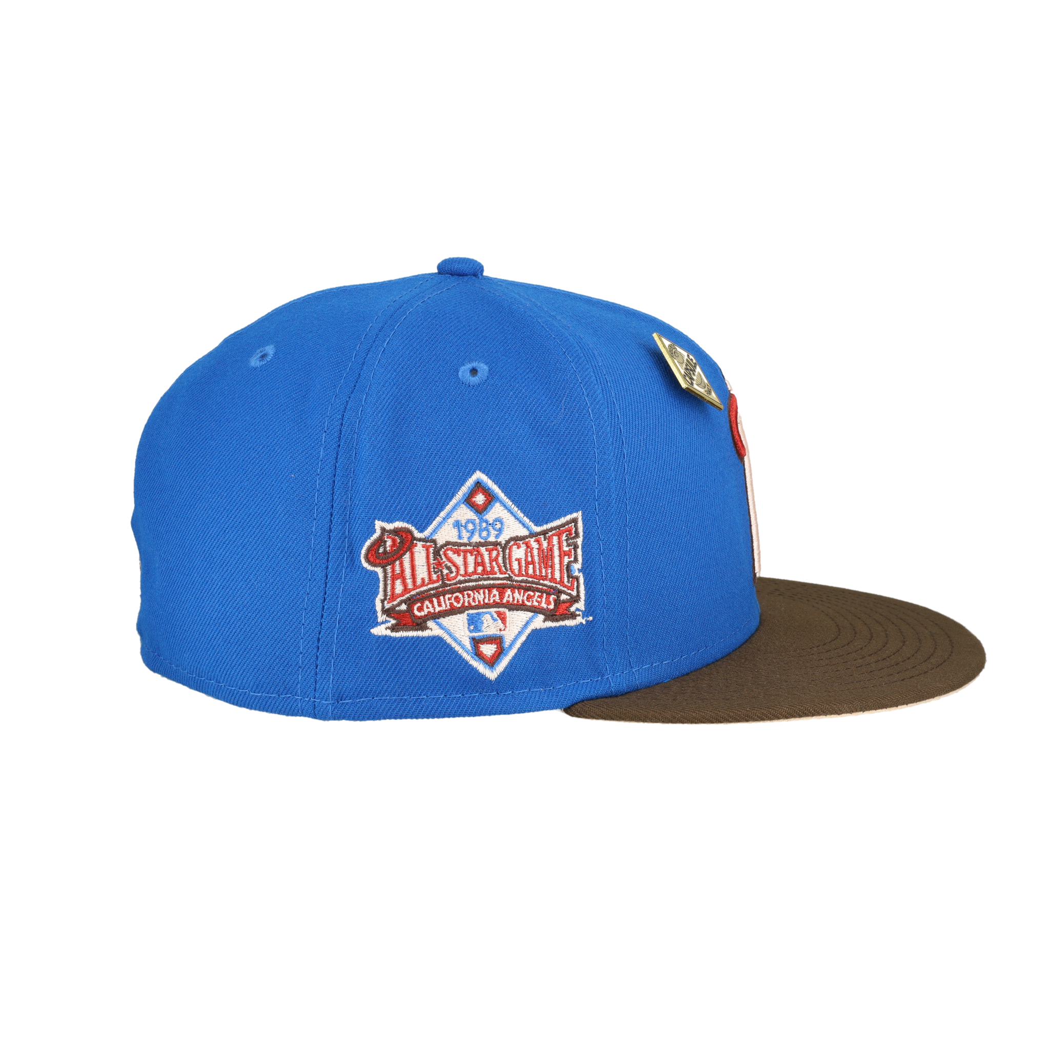 California Angels Blue Nitro 1989 All Star Game Fitted Hat (Friends and Family)