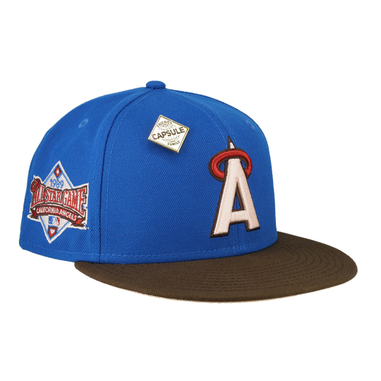 California Angels Blue Nitro 1989 All Star Game Fitted Hat (Friends and Family)