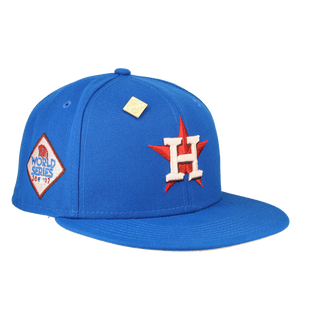 Houston Astros Blue Nitro 2017 World Series Fitted Hat
