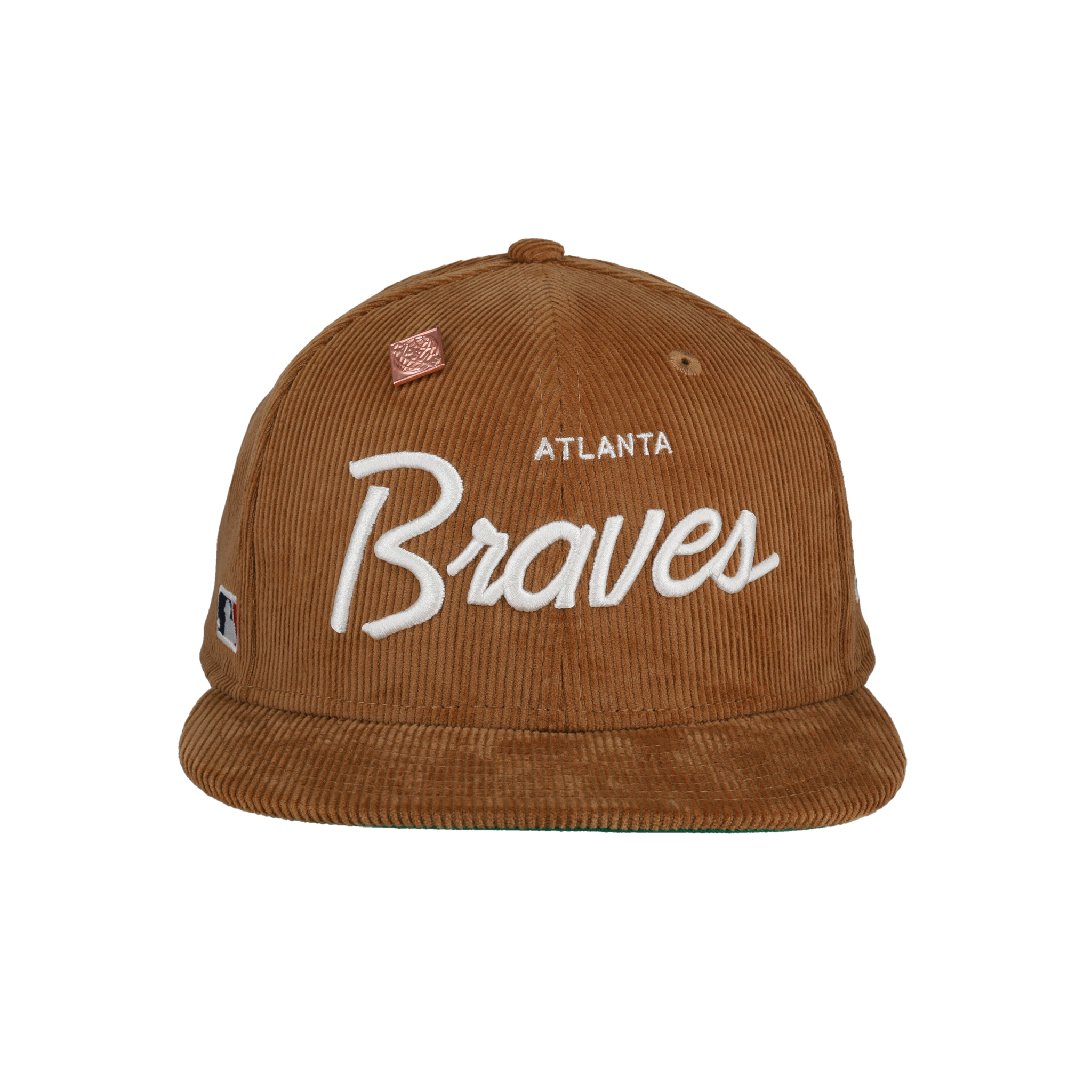 Atlanta Braves Corduroy Script 950 Snapback Hat