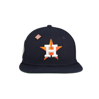 Houston Astros Citrus Pop Collection 2017 World Series Patch Fitted Hat