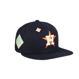 Houston Astros Citrus Pop Collection 2017 World Series Patch Fitted Hat