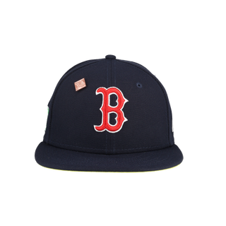 Boston Red Sox Citrus Pop Collection 2004 World Series Patch Fitted Hat