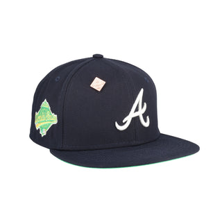 Atlanta Braves Citrus Pop Collection 1996 World Series Patch Fitted Hat