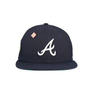 Atlanta Braves Citrus Pop Collection 1996 World Series Patch Fitted Hat