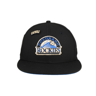 Colorado Rockies Colors in Cream Collection 1995 Coors Field Fitted Hat