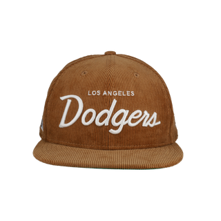 Los Angeles Dodgers Corduroy Script 950 Snapback Hat