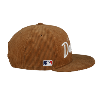 Los Angeles Dodgers Corduroy Script 950 Snapback Hat