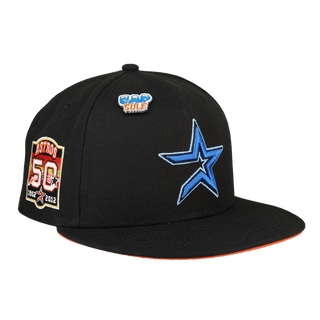 Houston Astros Fire and Ice 50th Anniversary New Era 59Fifty Fitted Hat