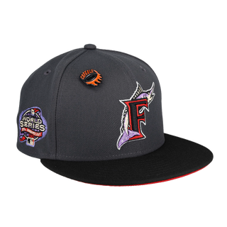 Florida Marlins Burning Rubber 2003 World Series Patch 59Fifty Fitted Hat