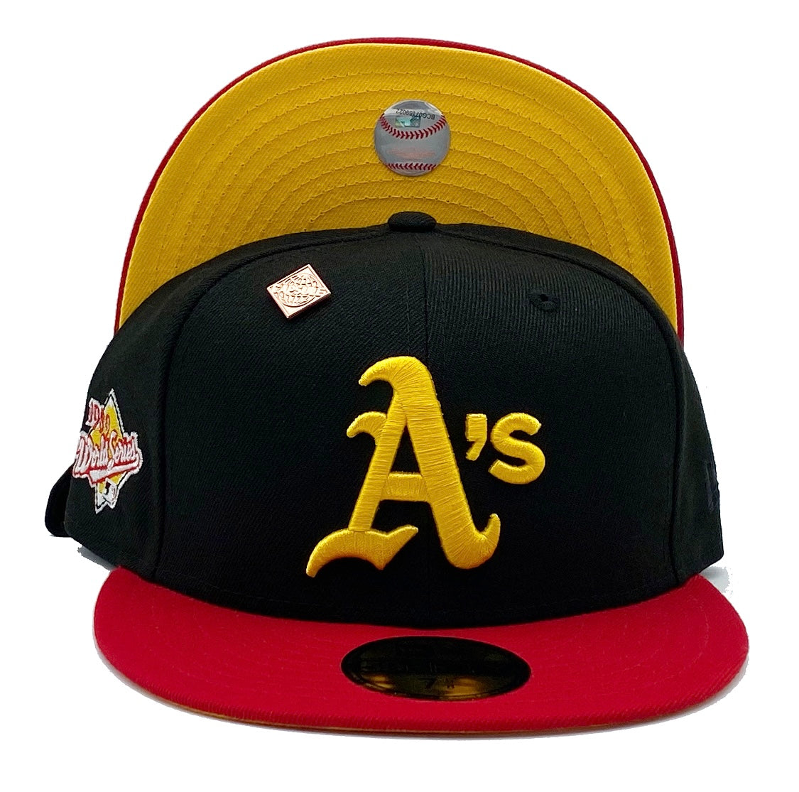 Oakland Athletics Basics Collection 1989 World Series Fitted Hat