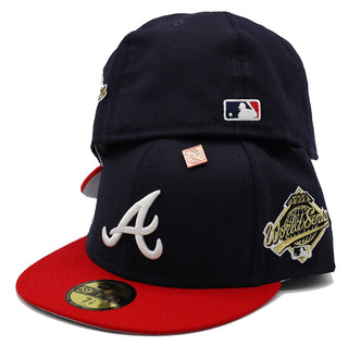 Atlanta Braves Basics 1995 World Series Patch Fitted Hat