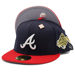 Atlanta Braves Basics 1995 World Series Patch Fitted Hat