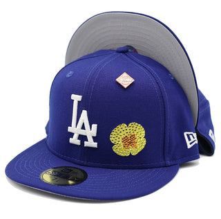 Los Angeles Dodgers Basics Star Crystal Patch Fitted Hat