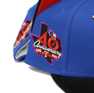 Texas Rangers Corduroy Visor 40th Anniversary Fitted Hat