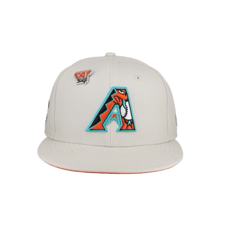 Arizona Diamondbacks Orange Fury Collection Snakebite Patch Fitted Hat