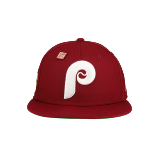 Philadelphia Phillies Citrus Pop Collection 1980 World Series Patch Fitted Hat