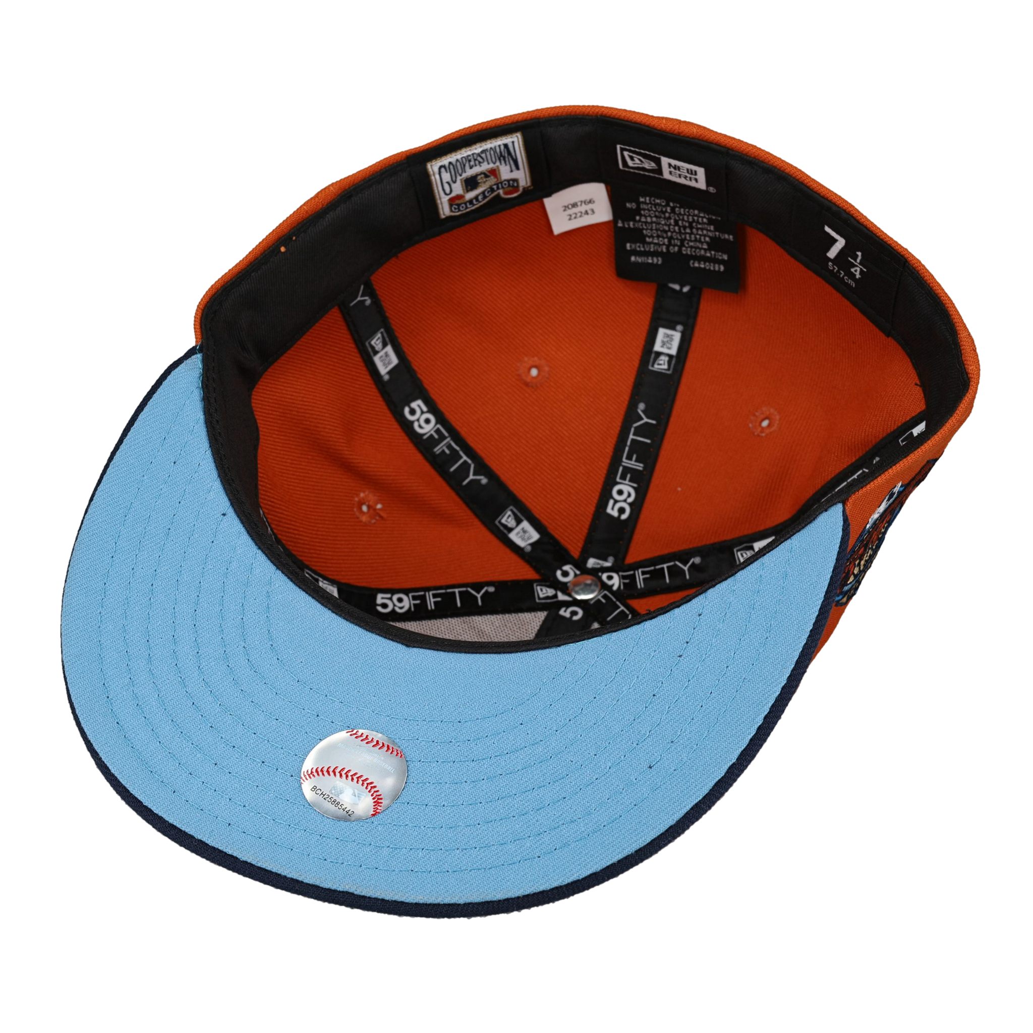 Texas Rangers New Era 5950 League Basic Fitted Hat - Black/White