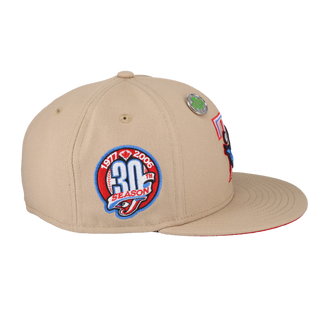 Toronto Blue Jays Sand 30th Season Patch Fitted Hat