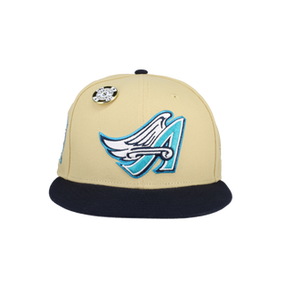 Anaheim Angels Vegas Gold Collection 50th Anniversary Fitted Hat