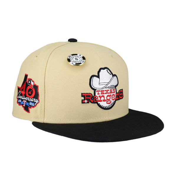 New Era Texas Rangers Vegas Gold Collection 40th Anniversary Patch