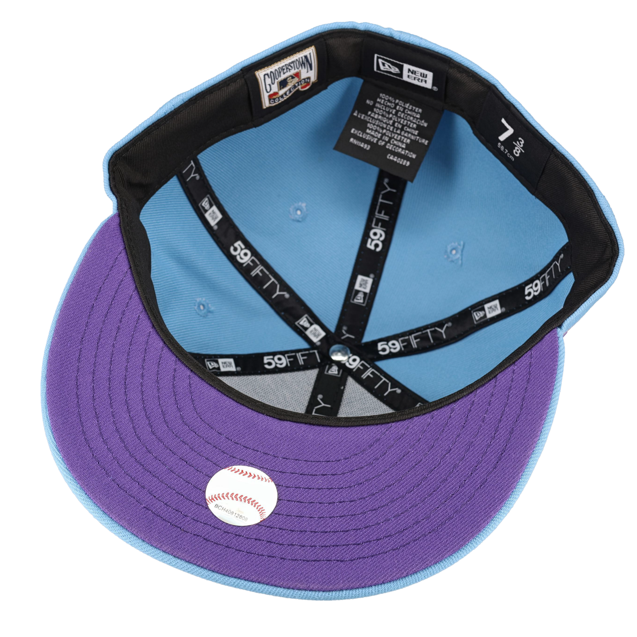 New Era Atlanta Braves Yeti Collection 2000 All Star Game Capsule Hats  59Fifty Fitted Hat Blue/Purple Men's - US