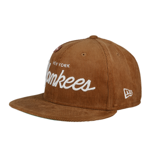 New York Yankees Corduroy Script 950 Snapback Hat
