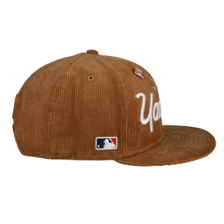New York Yankees Corduroy Script 950 Snapback Hat