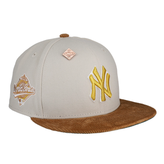 New York Yankees 1996 World Series Corduroy Visor New Era 59Fifty Fitted Hat