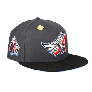 New Era Atlanta Braves '96 Olympic Collection (Part 1) Corduroy 1996 World Series Capsule Hats Exclusive 59FIFTY Fitted Hat Black/Purple