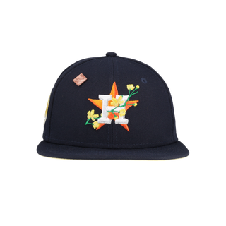 Houston Astros Side Patch Bloom 2017 World Series Patch Fitted Hat
