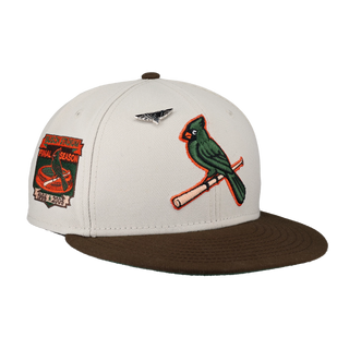 St. Louis Cardinals Bird Collection Busch Stadium Final Season Fitted Hat