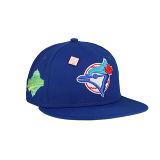 Toronto Blue Jays Citrus Pop 1992 World Series Patch Fitted Hat