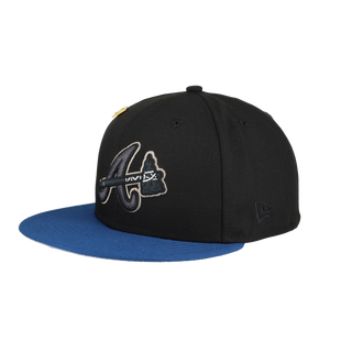 Atlanta Braves Black Friday 30th Season 59Fifty Fitted Hat