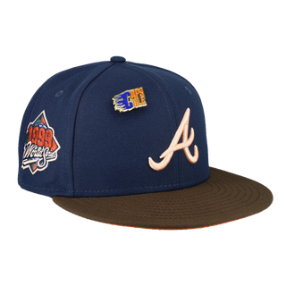 Atlanta Braves Navy Nitro Collection 1999 World Series Fitted Hat