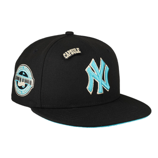New York Yankees Colors in Cream Collection 2009 Inaugural Season Fitted Hat