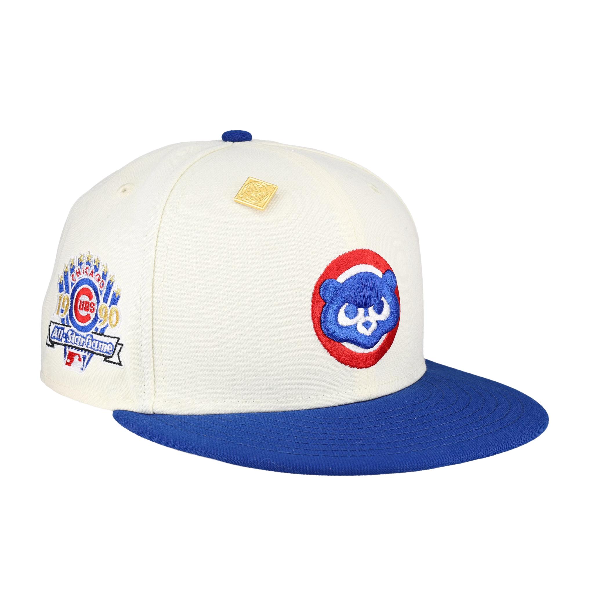 Chicago Cubs Chrome Crown Collection 1990 All Star Game Fitted Hat