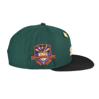 Brooklyn Dodgers Green Bark Collection 50th Anniversary Fitted Hat