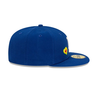 Los Angeles Dodgers Chainstitch Heart 59Fifty Fitted Hat