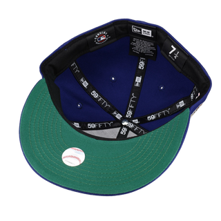 Los Angeles Dodgers 60th Anniversary Patch Floral Collection Fitted Hat