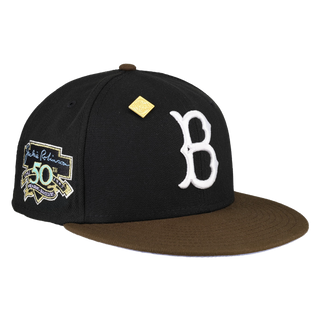Brooklyn Dodgers Vintage Series Jackie Robinson 50th Anniversary Fitted Hat