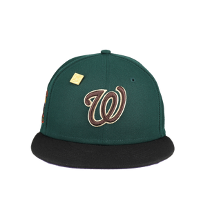 Washington Nationals Green Bark Collection 2008 Inaugural Season Fitted Hat
