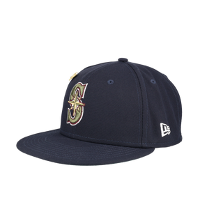 Seattle Mariners 30th Anniversary Patch Floral Collection Fitted Hat
