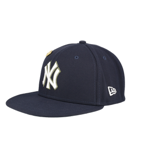 New York Yankees 100th Anniversary Patch Floral Collection Fitted Hat
