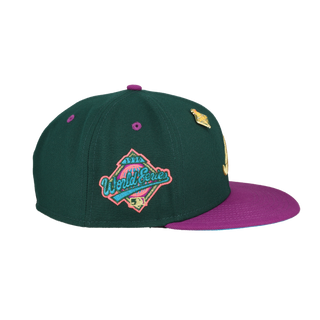 Atlanta Braves '96 Olympic Collection Green 2 Tone 1996 World Series Fitted Hat